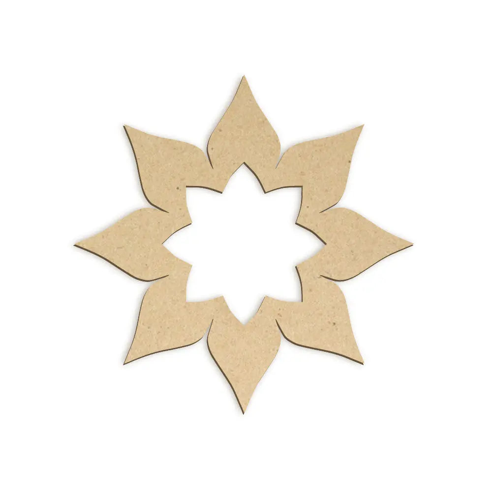 Canvazo MDF Flower Design-006 (4 Inch) Canvazo