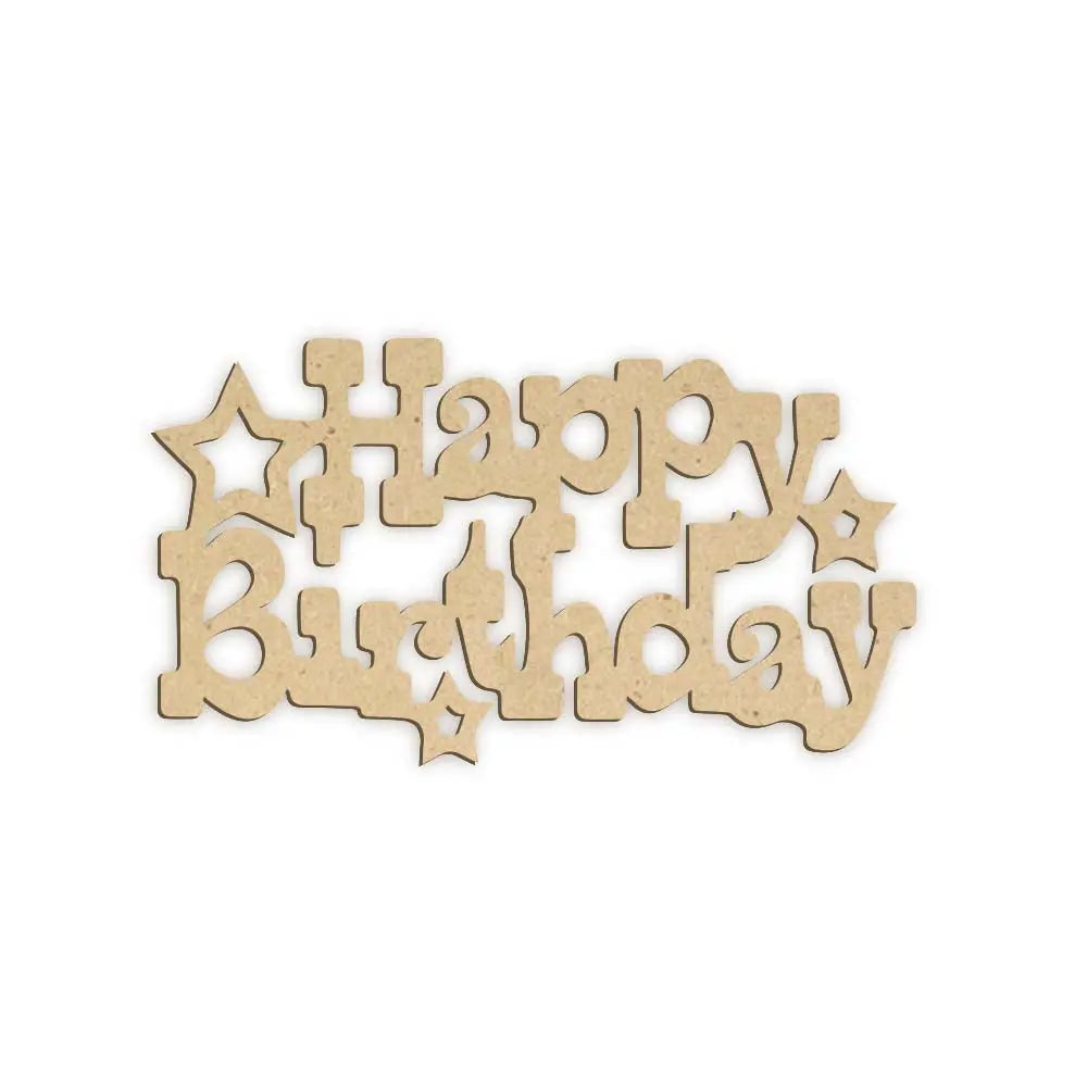 Canvazo MDF Happy Birthday Design-022 (7 Inch) Canvazo