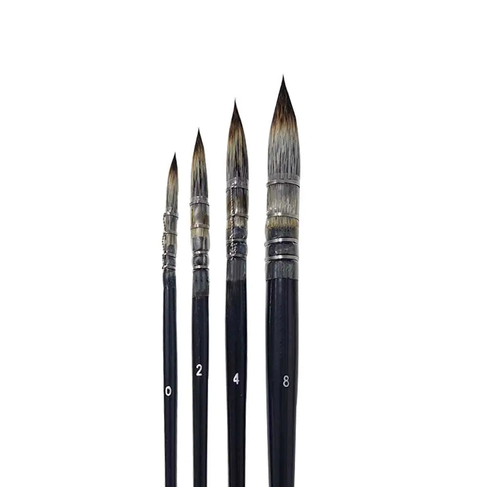 Canvazo Mop Brushes Round Set Of 4 Canvazo