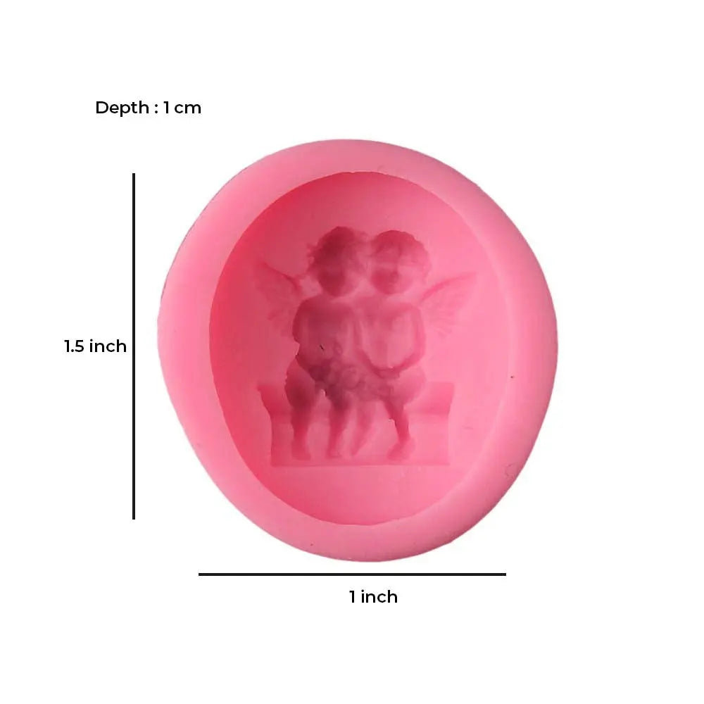 Canvazo Silicone Mould  Fairy Twins JSF096 Canvazo