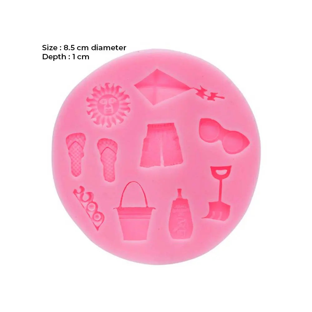 Canvazo Silicone Mould  Hot Summer Beach JSF062 Canvazo