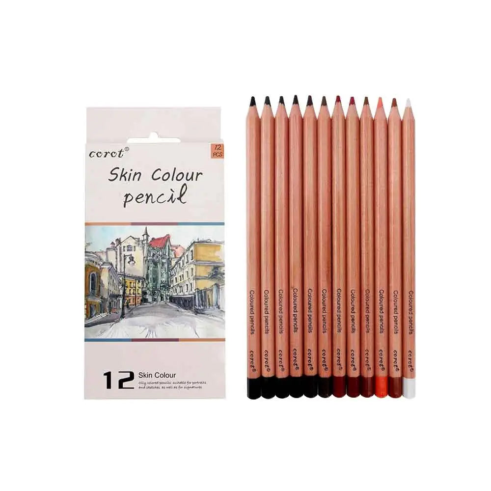 Canvazo Skin Colour Pencil Set Of 12 Canvazo