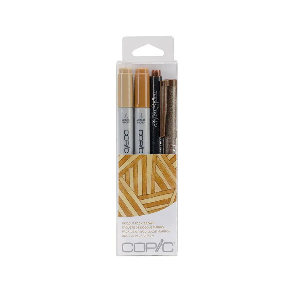 Copic Doodle Pack - Brown Copic