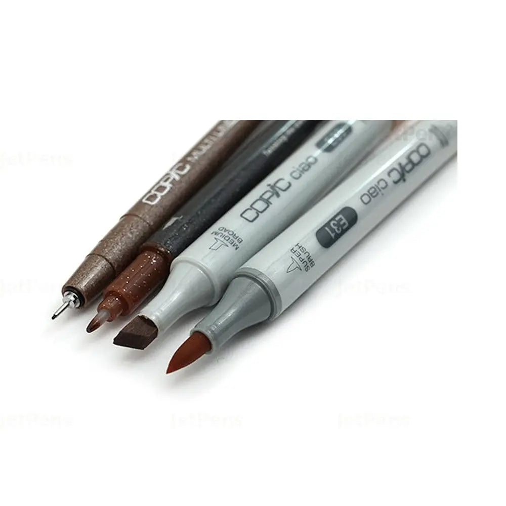 Copic Doodle Pack - Brown Copic