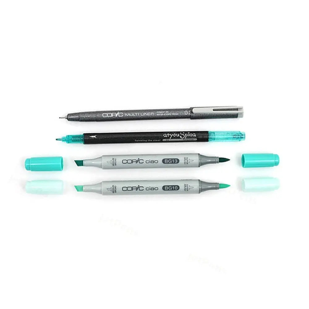 Copic Doodle Pack - Turquoise Copic