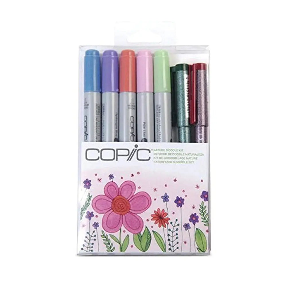Copic Ink Kit Copic Nature Doodle Marker Kit - Canvazo