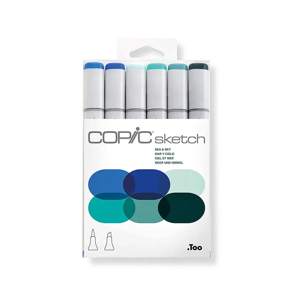 Copic Sketch 6 PCS Sea & Sky Copic