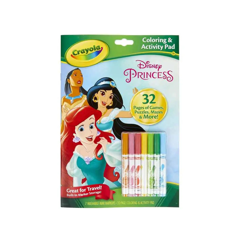 Crayola Disney Princess Coloring & Activity Pad Crayola
