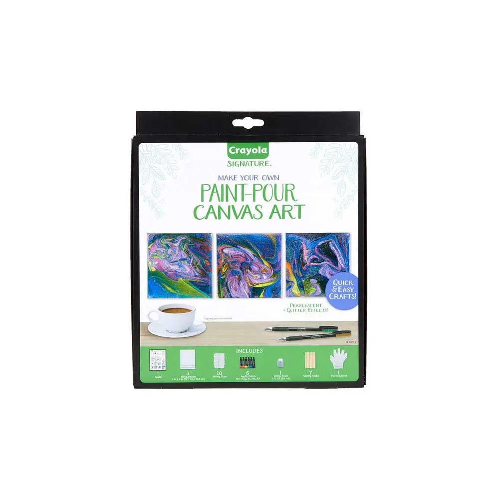 Crayola Paint Pour Canvas Kit