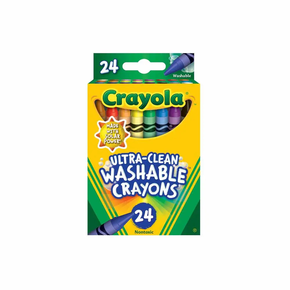 Crayola Ultra-Clean Washable Crayons Set of 24 Crayola