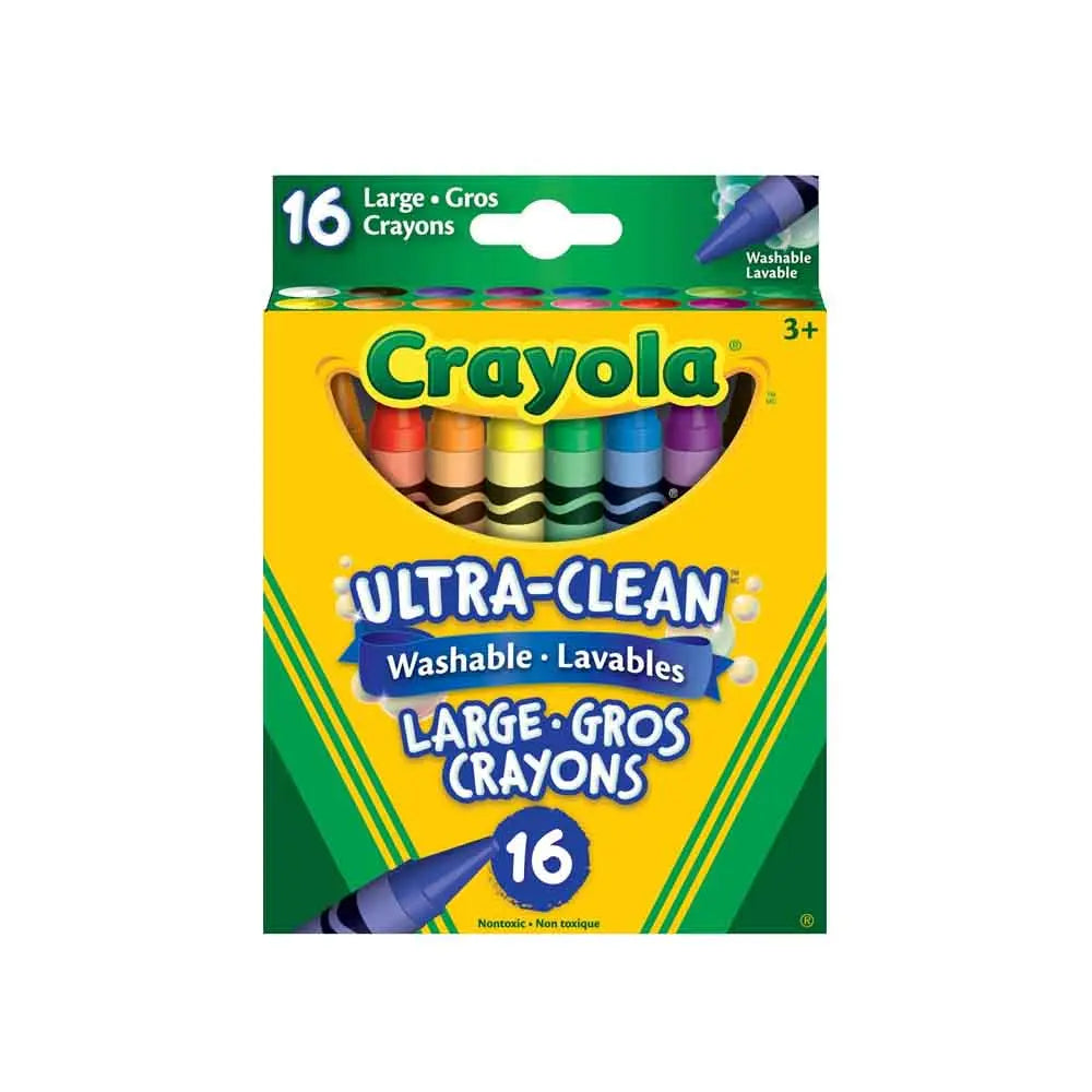 Crayola Ultra Clean Washable Large Crayons Crayola