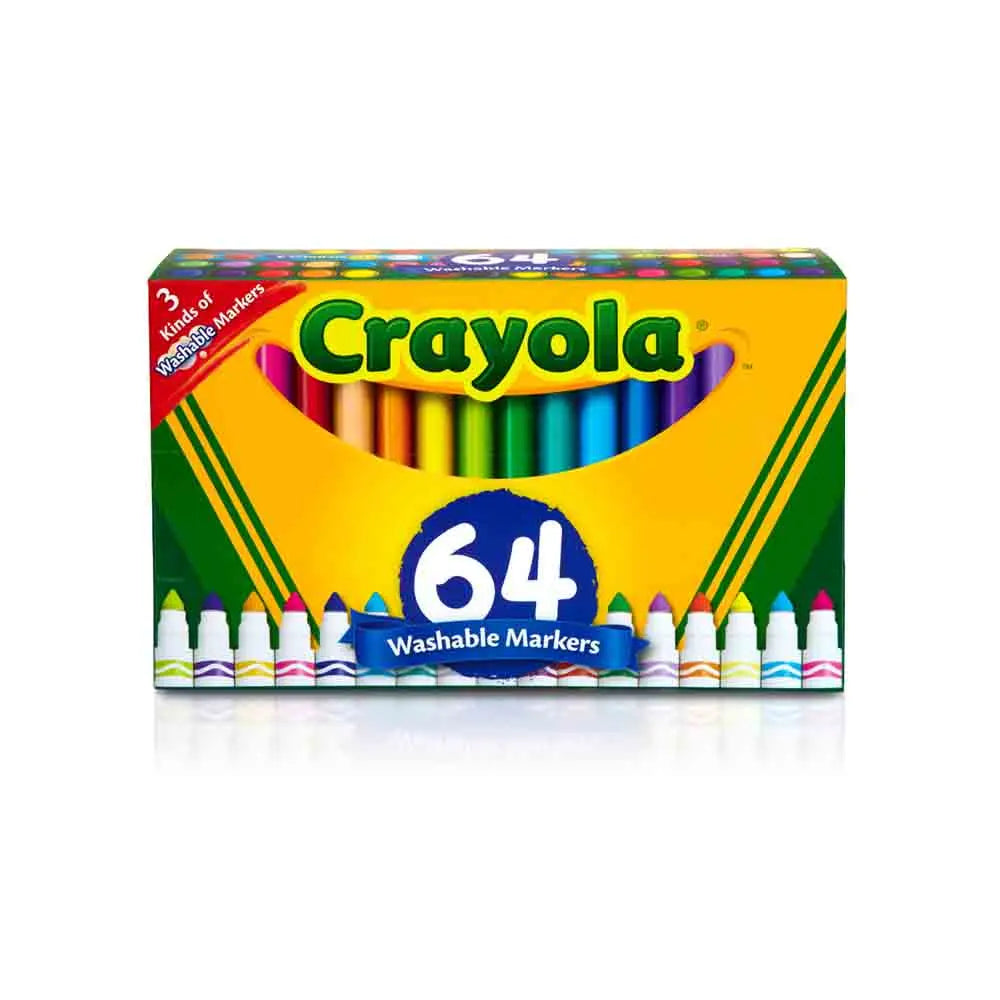 Crayola Washable Markers Set of 64 Crayola