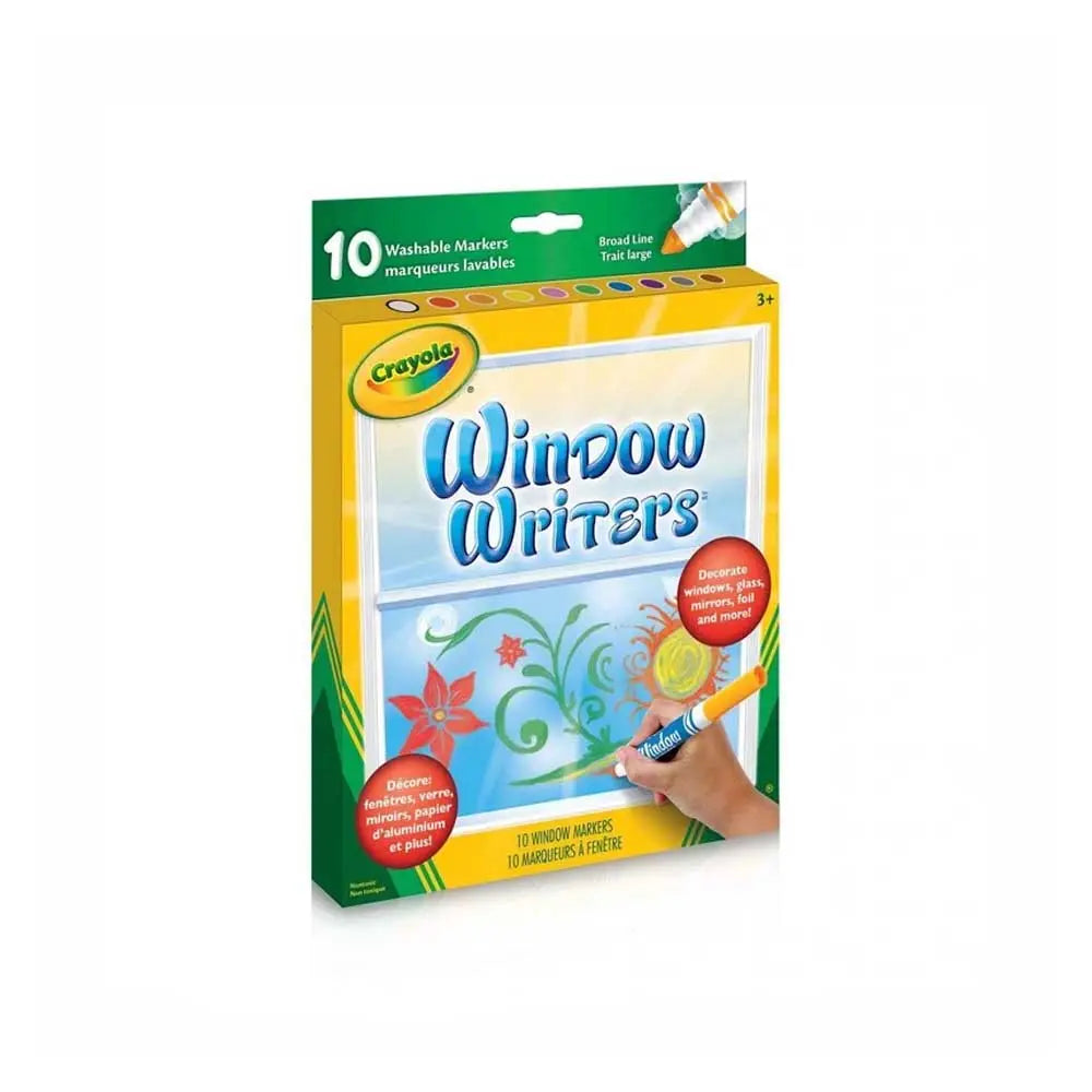 Crayola Washable Window Markers Set of 10 Canvazo