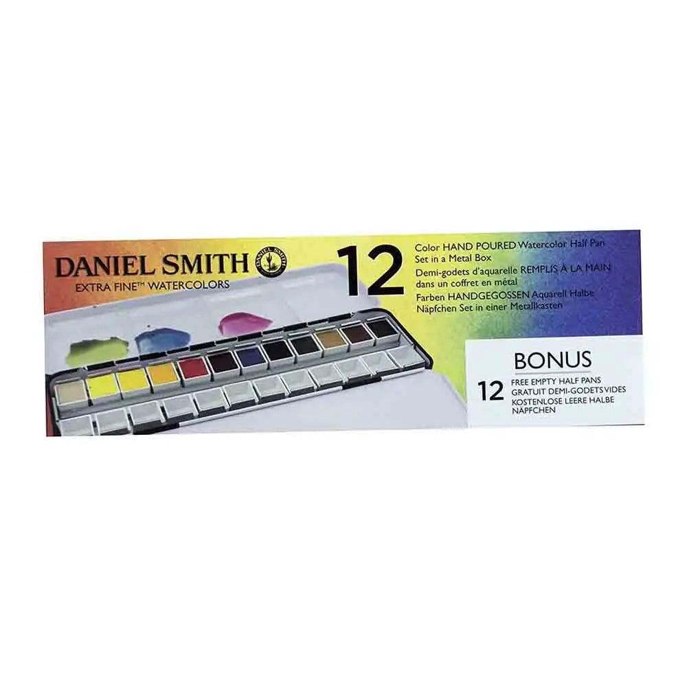 Daniel Smith - Original Watercolor Half Pans (Set of 12) Daniel Smith