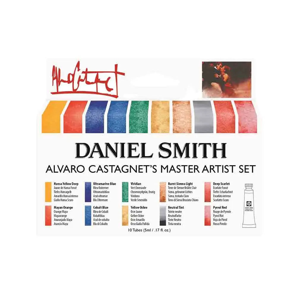 Daniel Smith Alvaro Castagnets Master Artist Set of Watercolor Tubes 10x5ml Daniel Smith