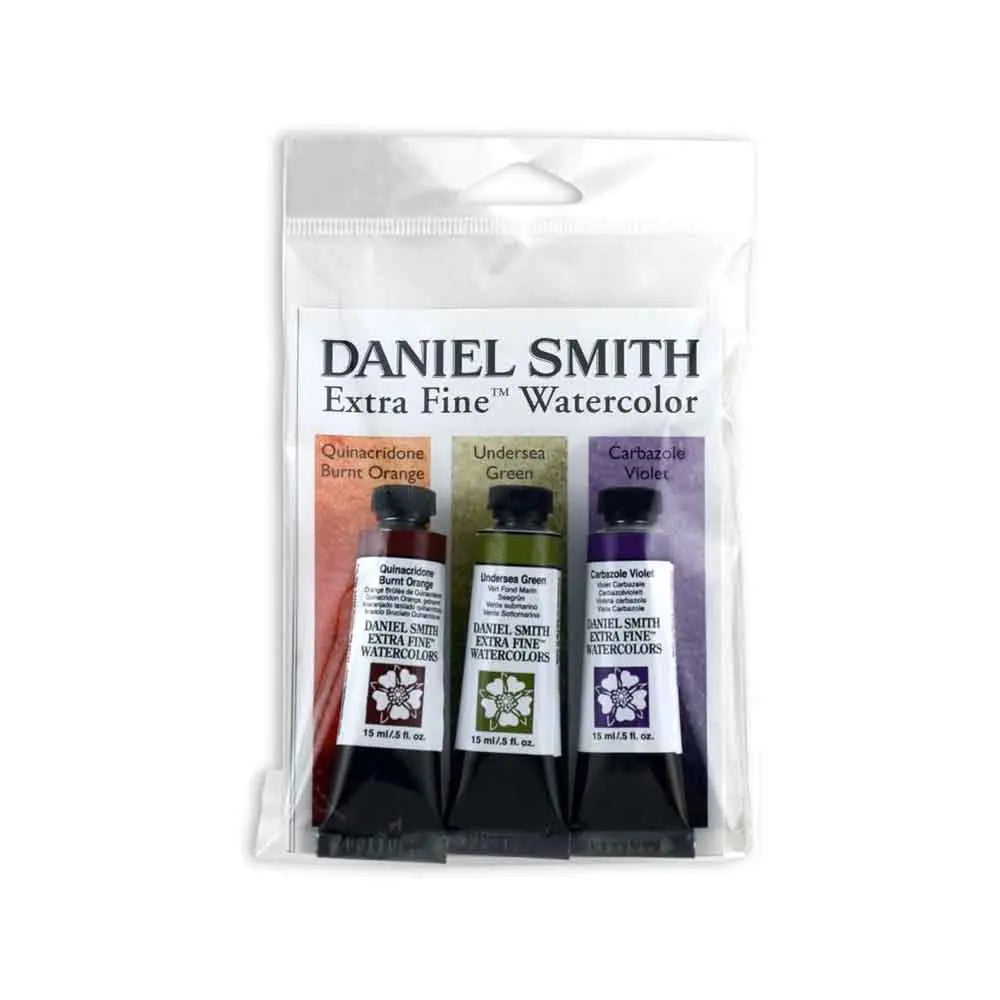 Daniel Smith Extra Fine Watercolor Set | Pack of 3 Colors 15 ML Tubes Daniel Smith