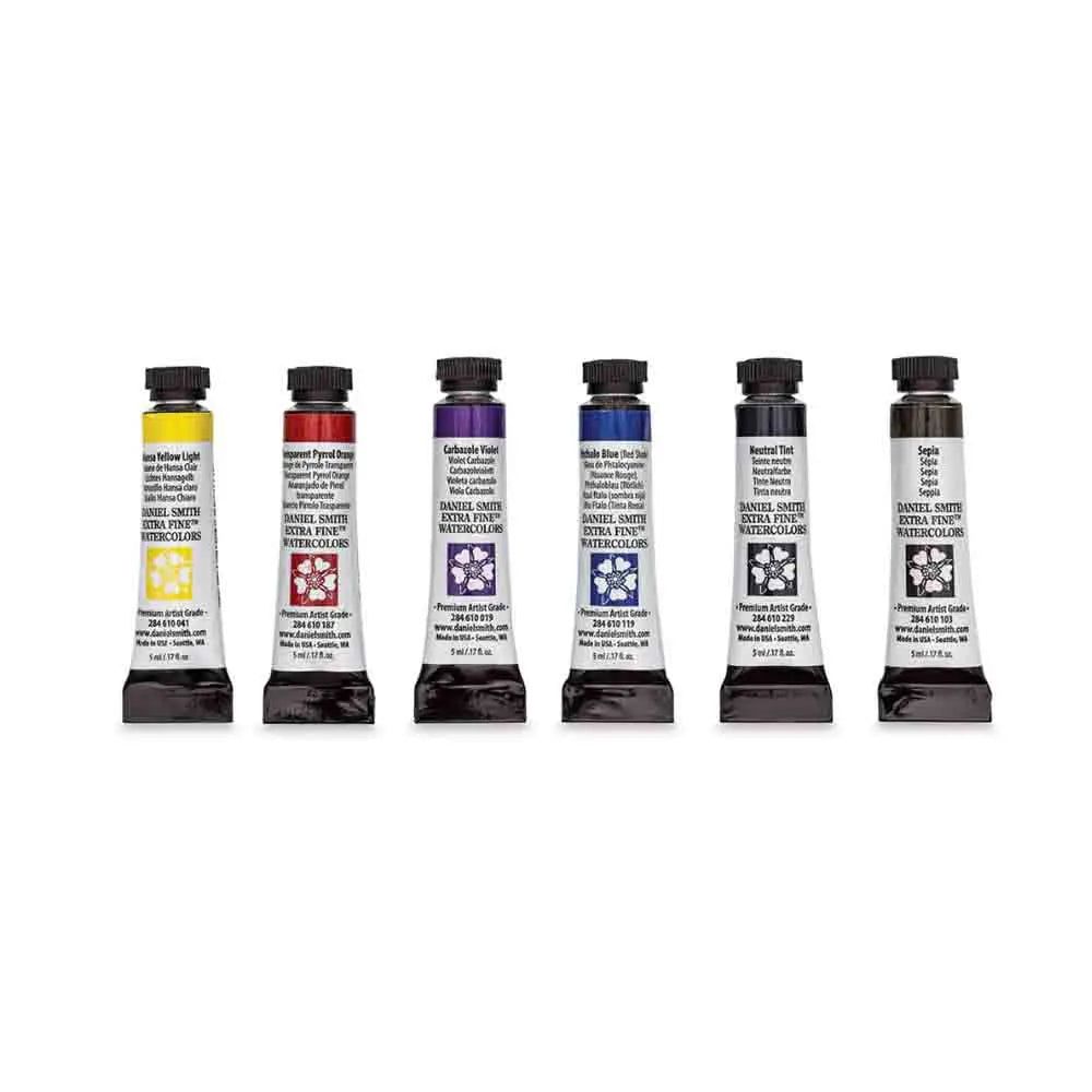 Daniel Smith Jansen Chow's Master Artist Set II of Watercolor Tubes (6x5ml) Daniel Smith