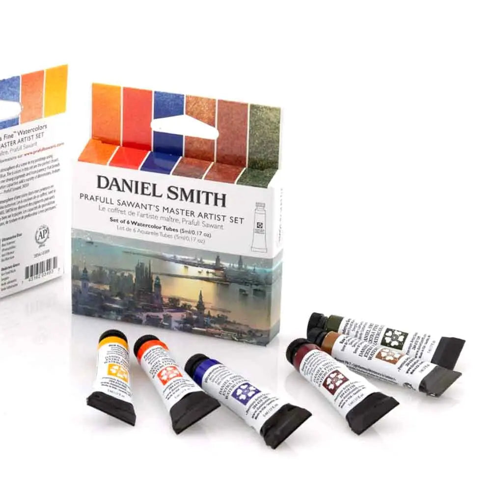 Daniel Smith Prafull Sawant's Master Artist Watercolor Set of 6 Shades Daniel Smith