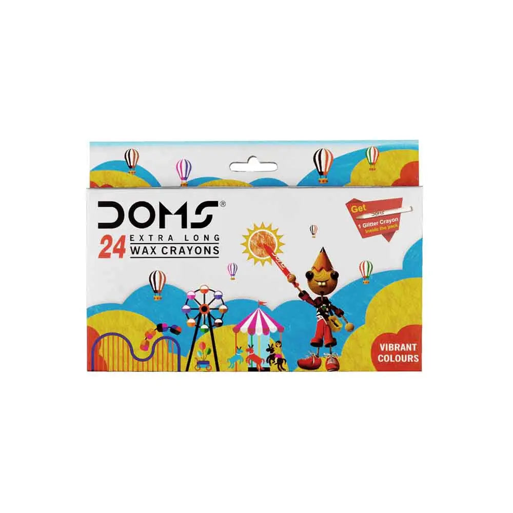 Doms Extra Long Wax Crayon Sets Doms