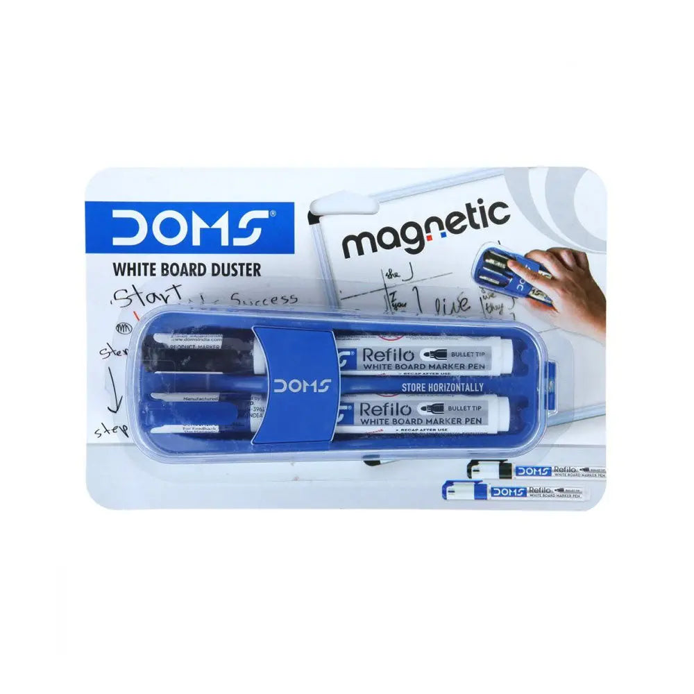 Doms White Board Duster Magnetic Doms