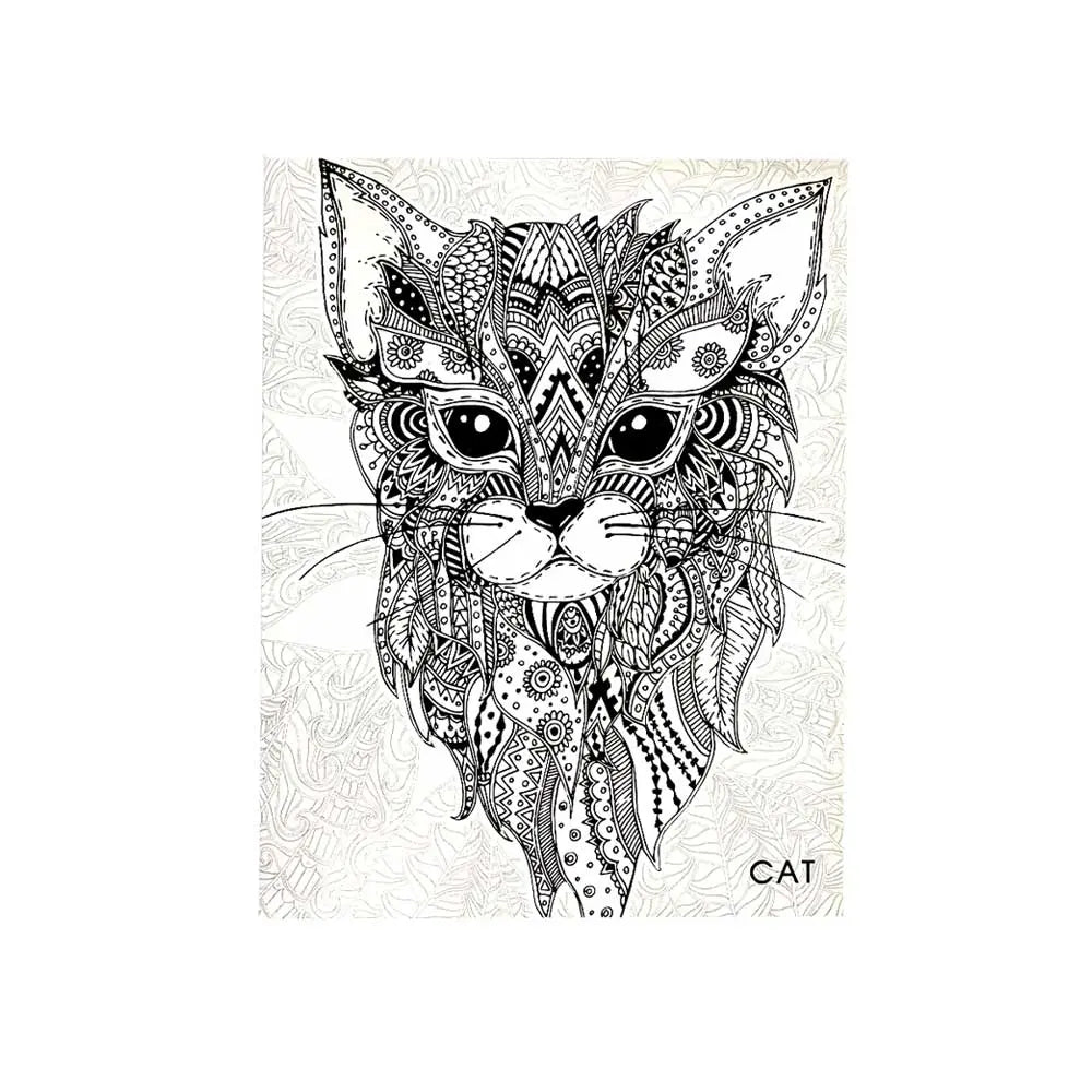 Dreamland Creative Doodle Colouring Book For Adults-Animals and Birds Dreamland