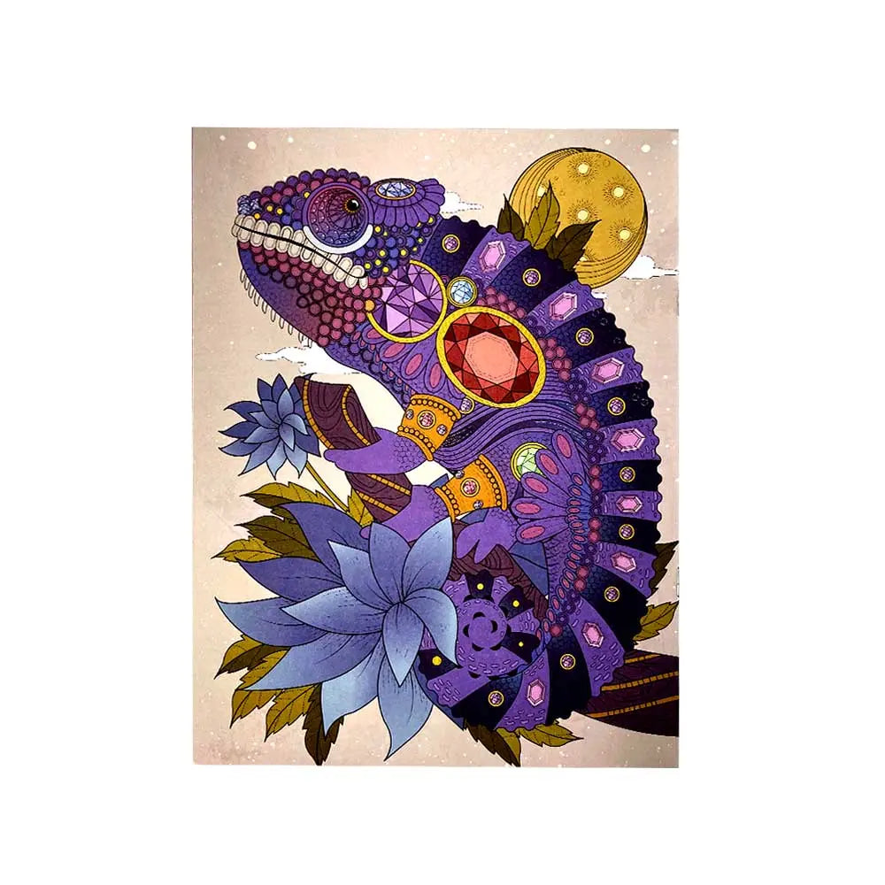 Dreamland Extreme Copy Colouring Book For Adults-Animal World Dreamland