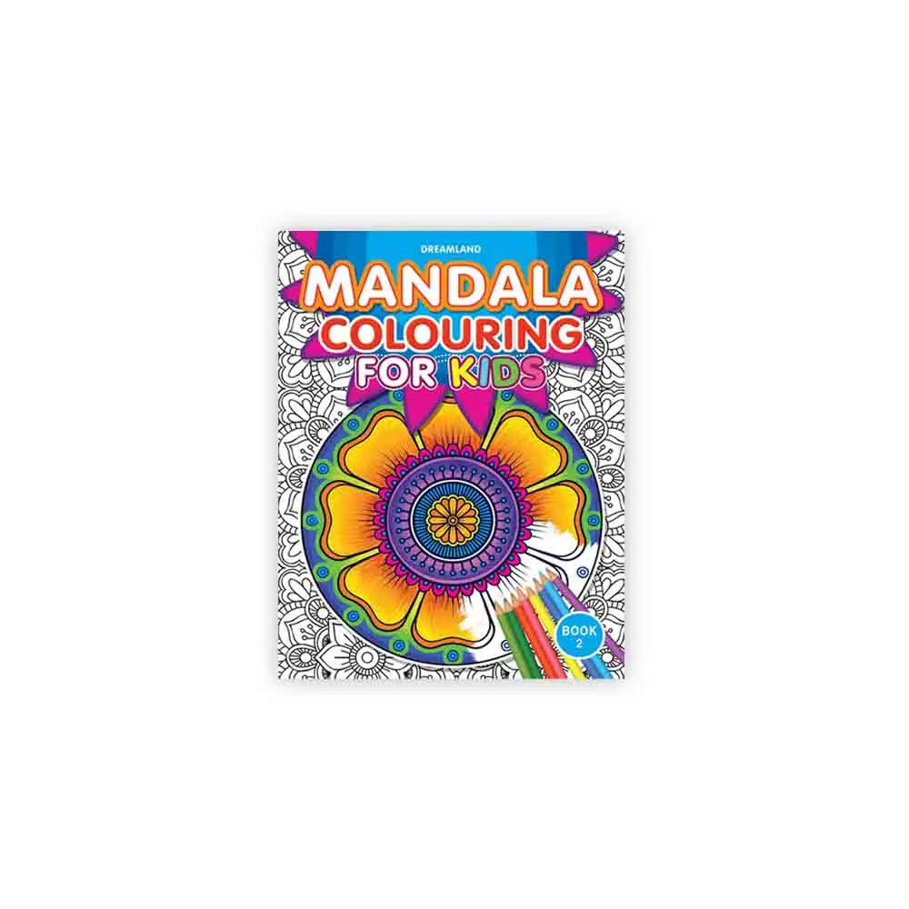 Dreamland Mandala Colouring Book For Kids-Book 2 Dreamland