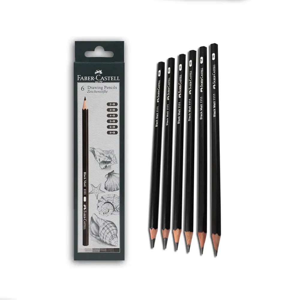 Faber-Castell Drawing Pencils Set of 6 Versatile Artistic Tools
