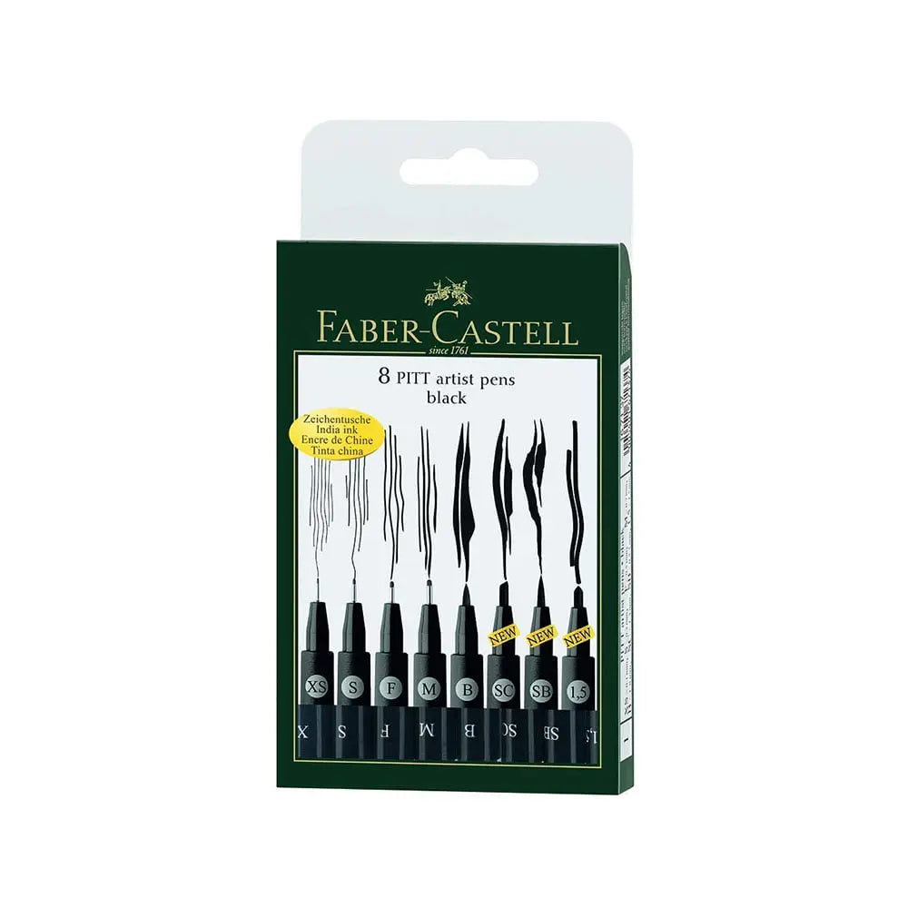 Faber-Castell PITT Artist Pens Black Faber-Castell