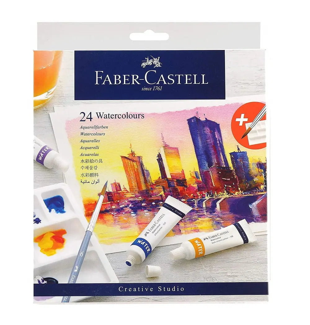 Pennello Rotondo Faber-Castell Misura 8 - Setole Sintetiche Per Acquerello E Tecniche Pittura - Foto 8