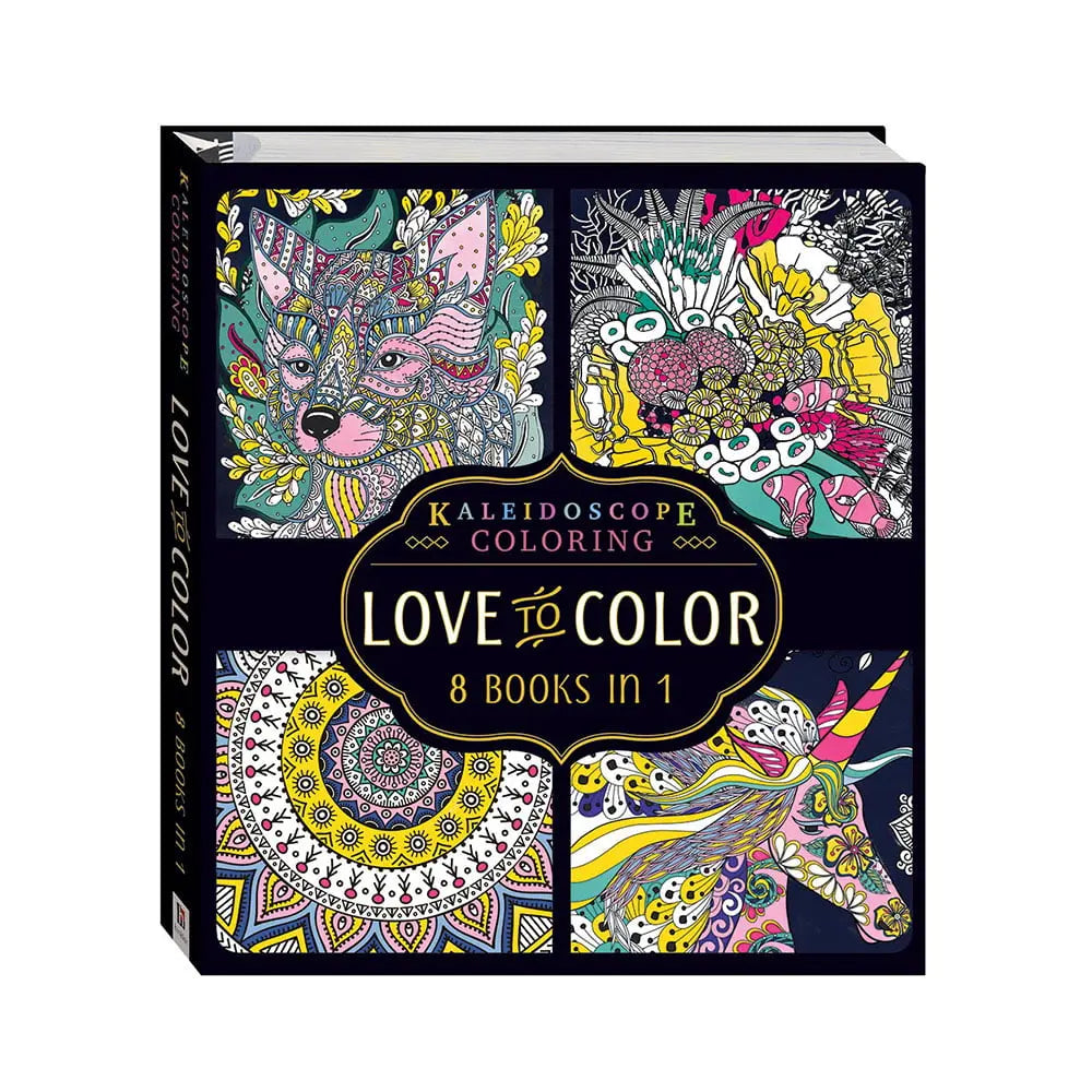 Pocket Kaleidoscopes: A Travel Size Mini Adult Coloring Book [Book]