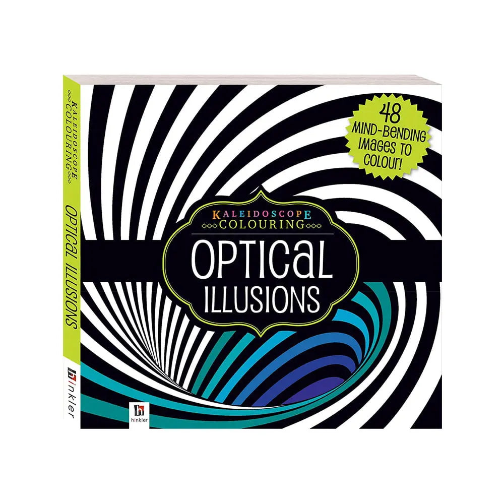 Hinkler Kaleidoscope Colouring Optical Illusions Hinkler