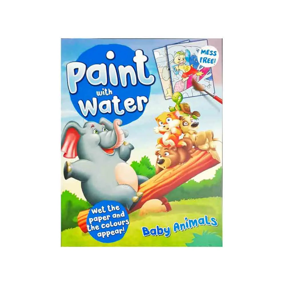 Hinkler Paint with Water - Baby Animals Painting Book Hinkler