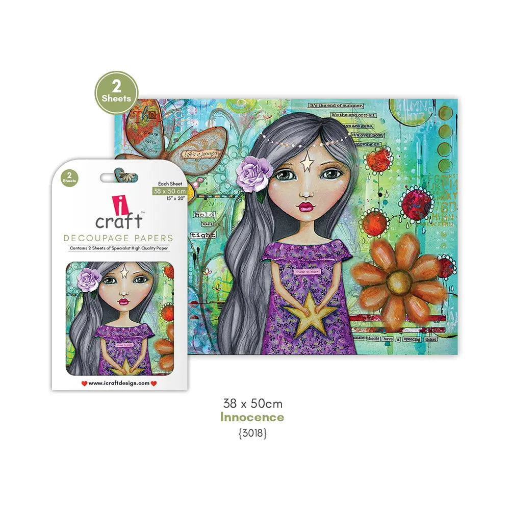 ICRAFT DECOUPAGE PAPERS- INNOCENCE 15