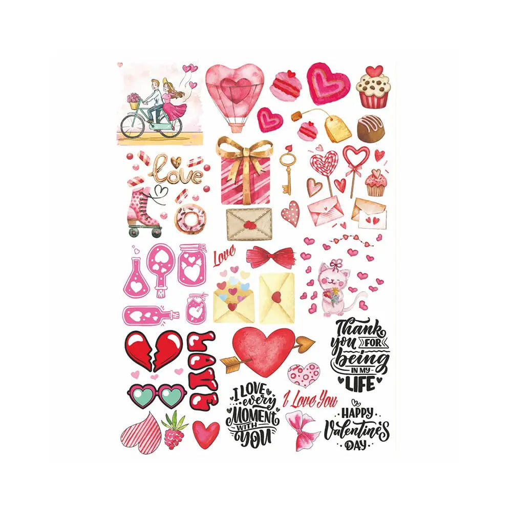 Jags Design Paper A4 Size - Love Forever Jags