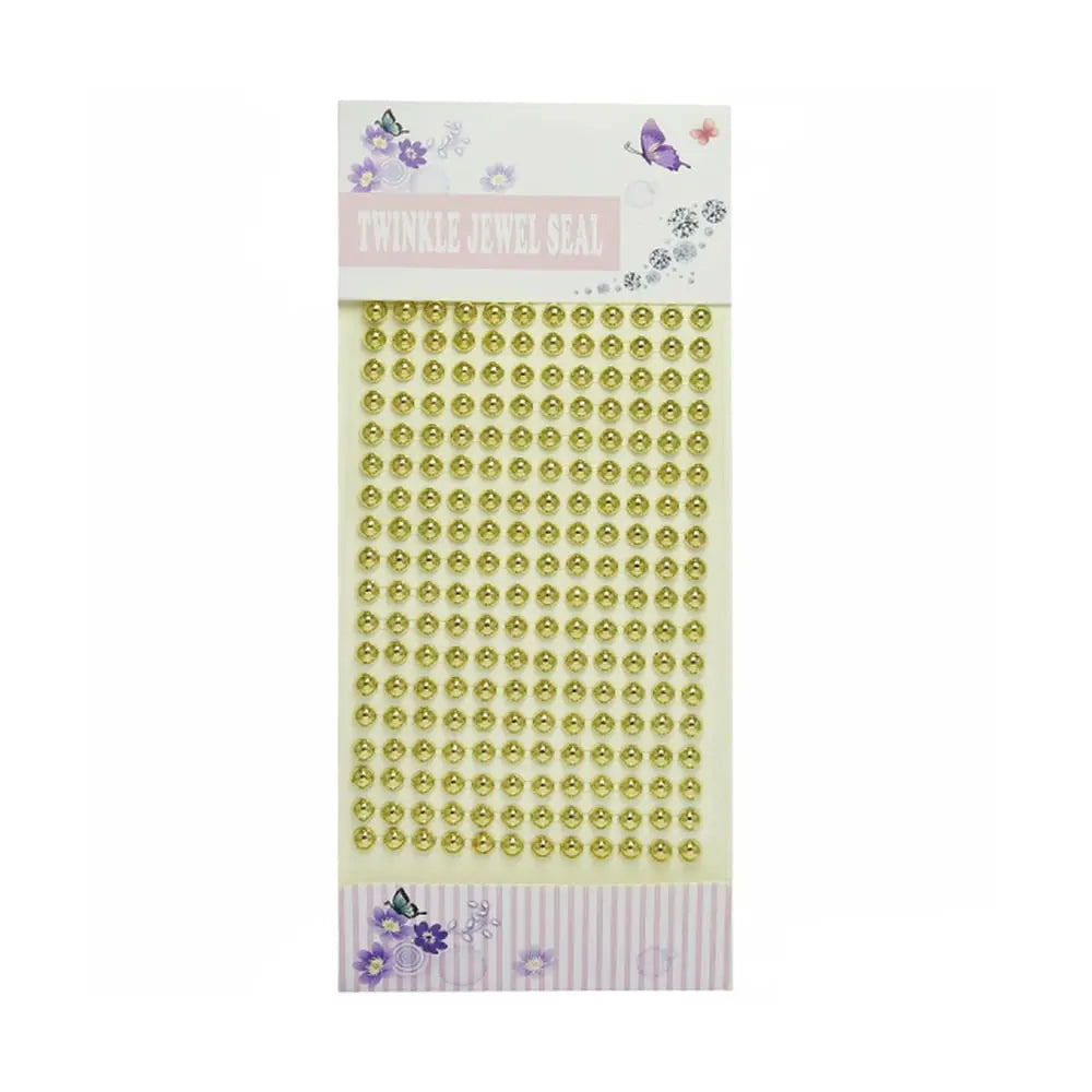 Jags Pearl Gold Twinkle Jewel Seal Sticker 6DSSGL Jags