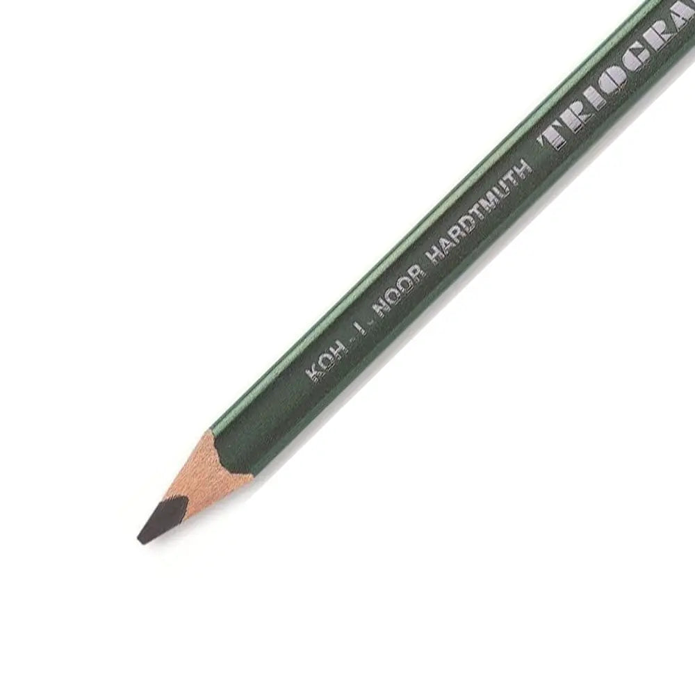 Kohinoor Hardtmuth Graphite Coloured Pencils - Jumbo Triangular Pencil Set (2b, 4b, 6b) Kohinoor
