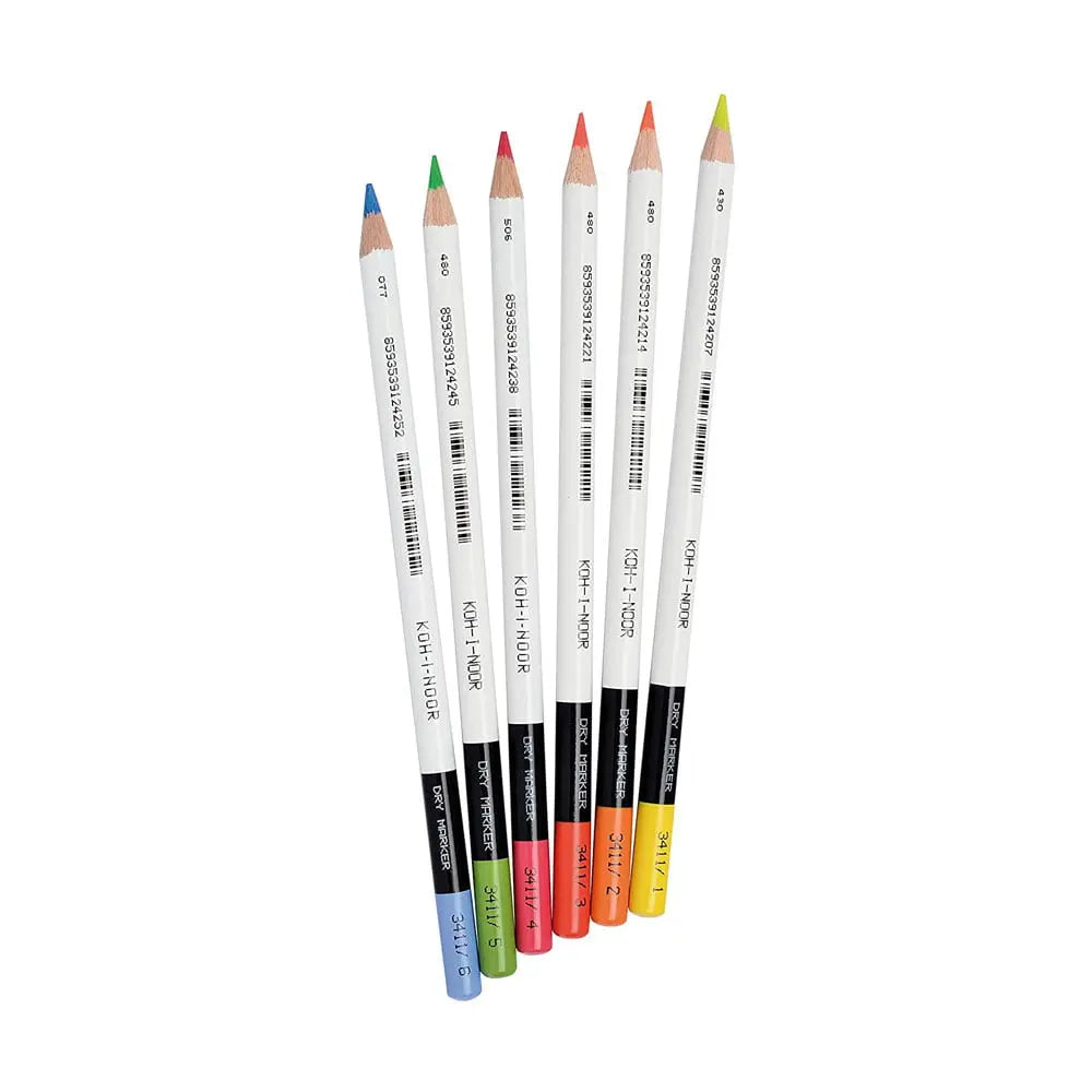 Kohinoor Hardtmuth Highlighter Pencils Set - 6Pcs Kohinoor