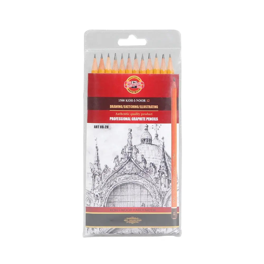 Kohinoor Hardtmuth Yellow Professional Graphite Pencil Set Kohinoor