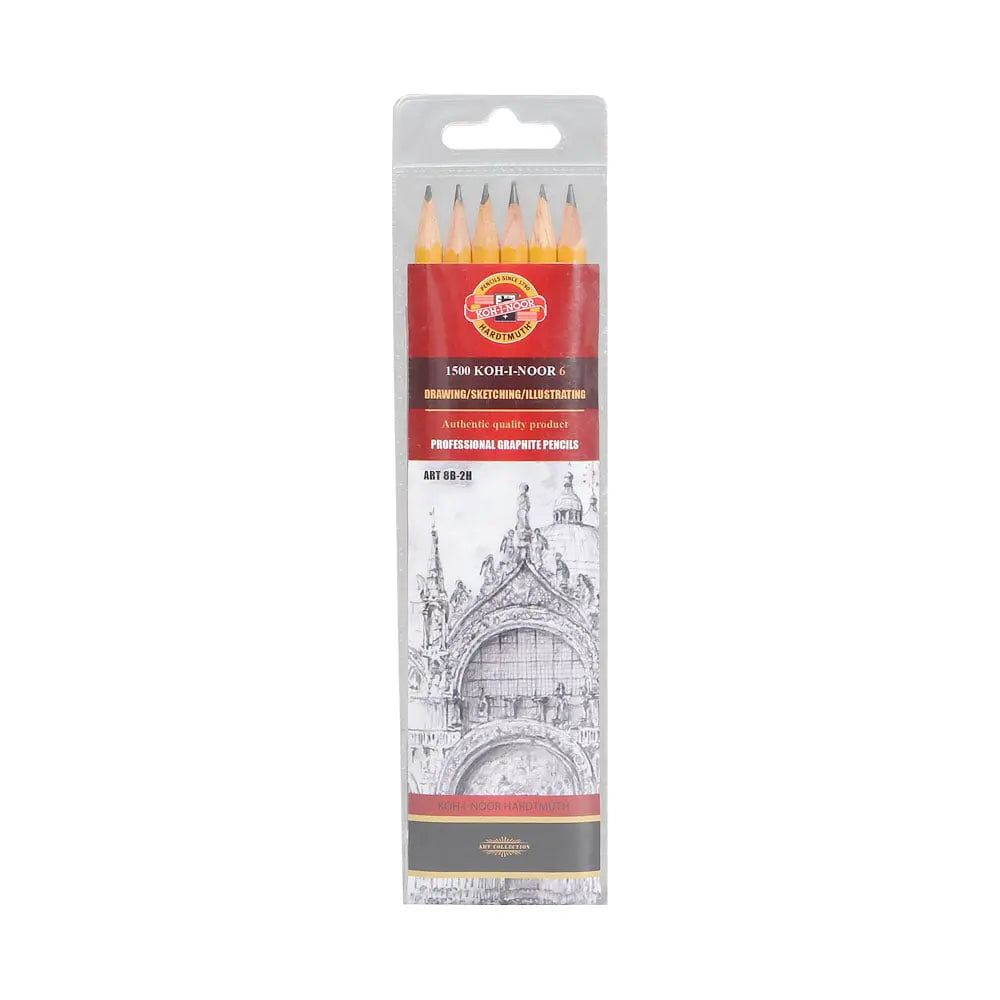 Kohinoor Hardtmuth Yellow Professional Graphite Pencil Set Kohinoor