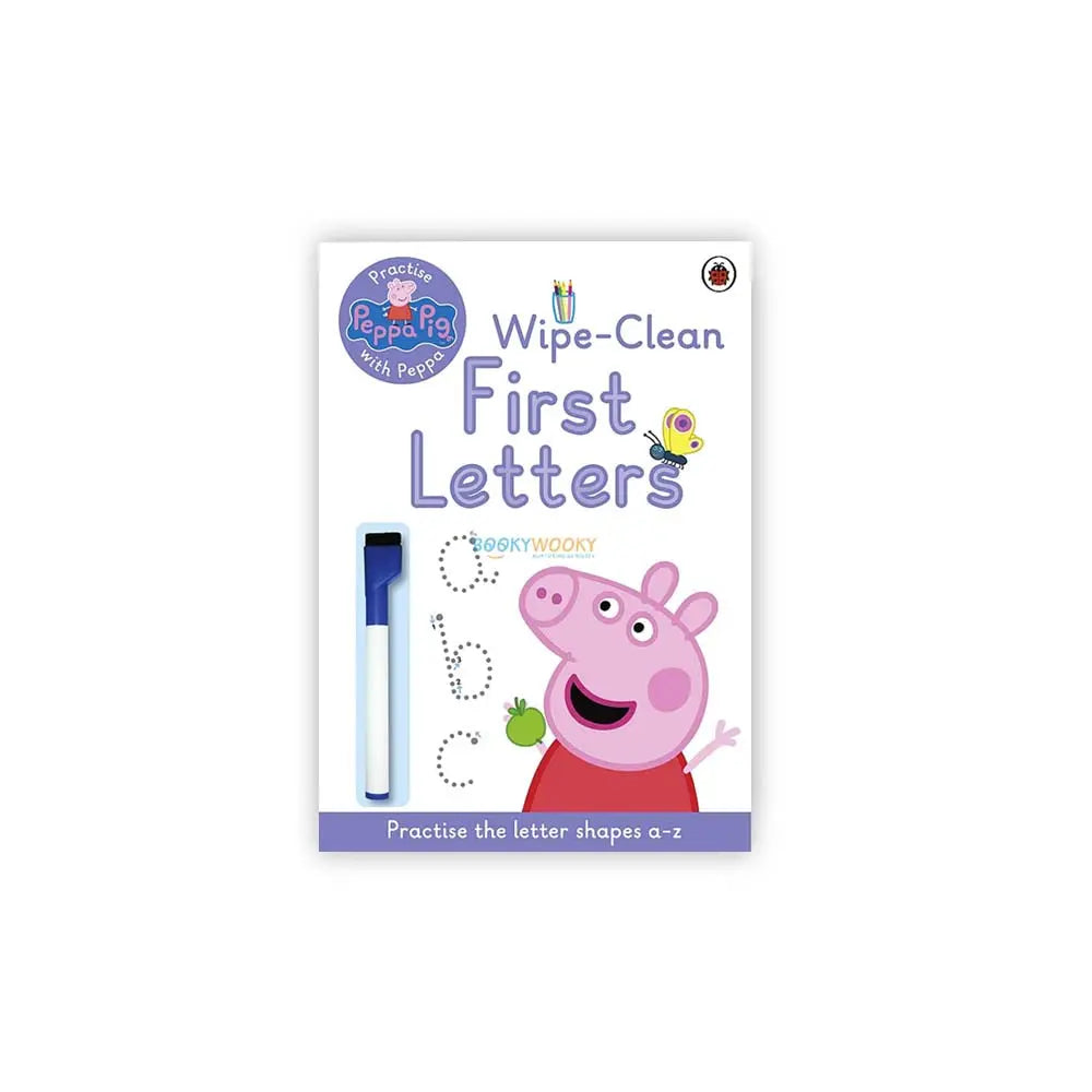 Lady Bird Peppa Pig First Letters Wipe-Clean Erasable Book Lady Bird