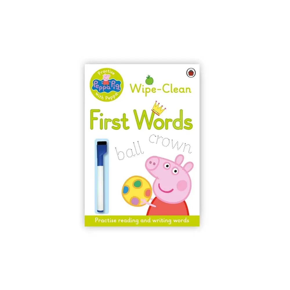 Lady Bird Peppa Pig First Words Wipe-Clean Erasable Book Lady Bird