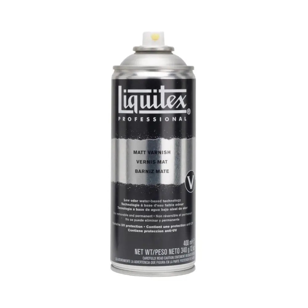 Liquitex Professional Spray Paint, 400ml Spray Can, Matte, Iridescent Rich  Silver 