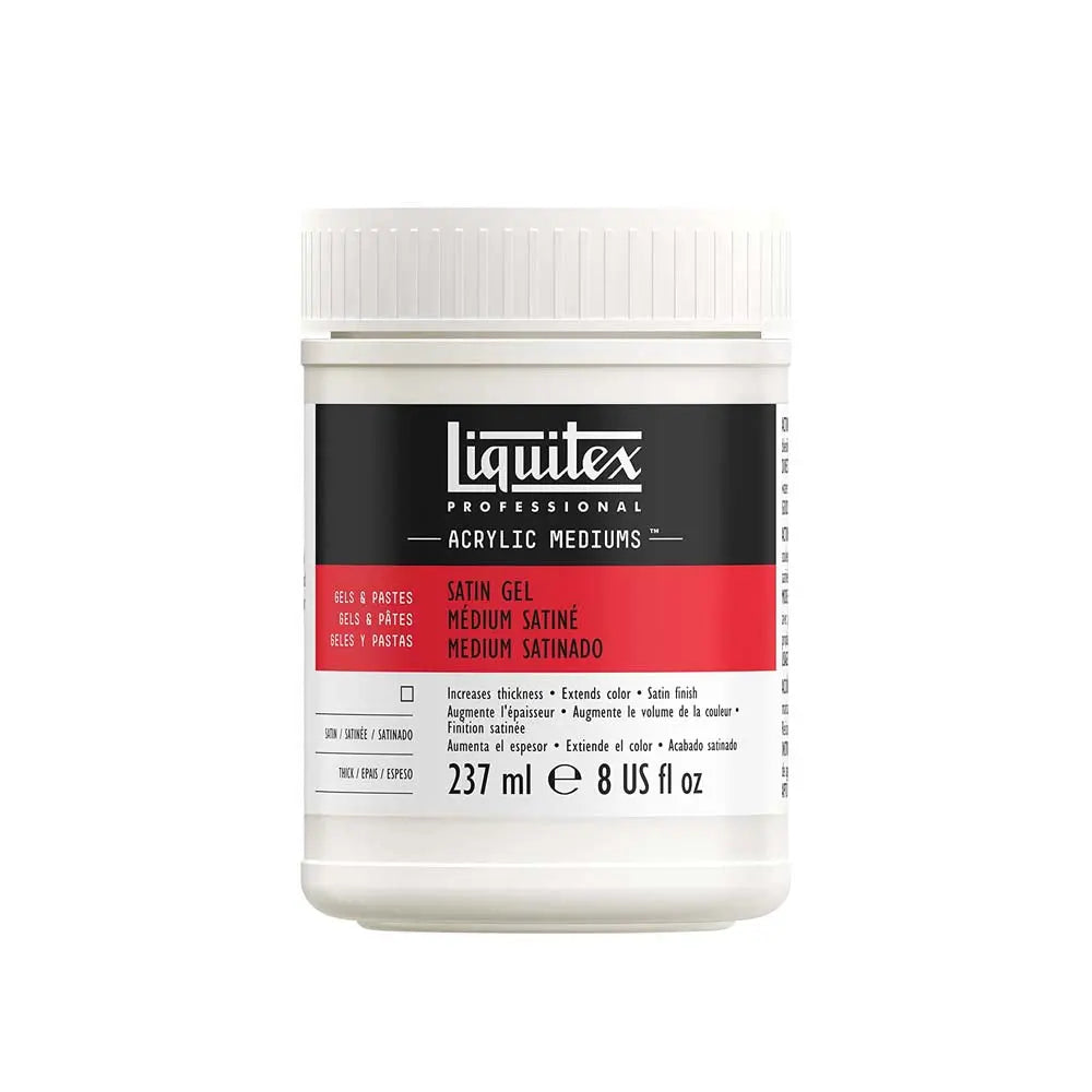 Liquitex Satin Gel Professional Acrylic Mediums - 237ml Liquitex