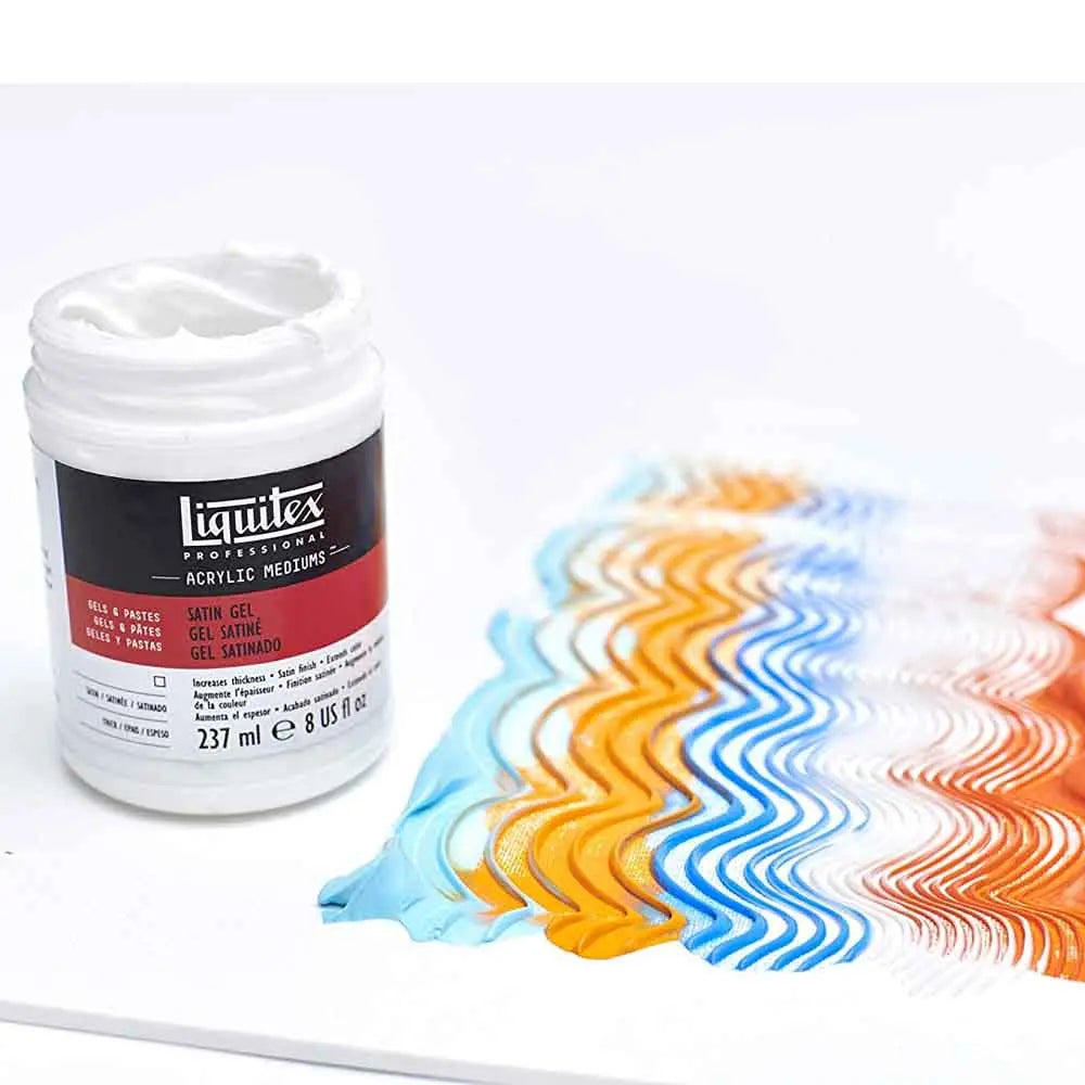 Liquitex Satin Gel Professional Acrylic Mediums - 237ml Liquitex