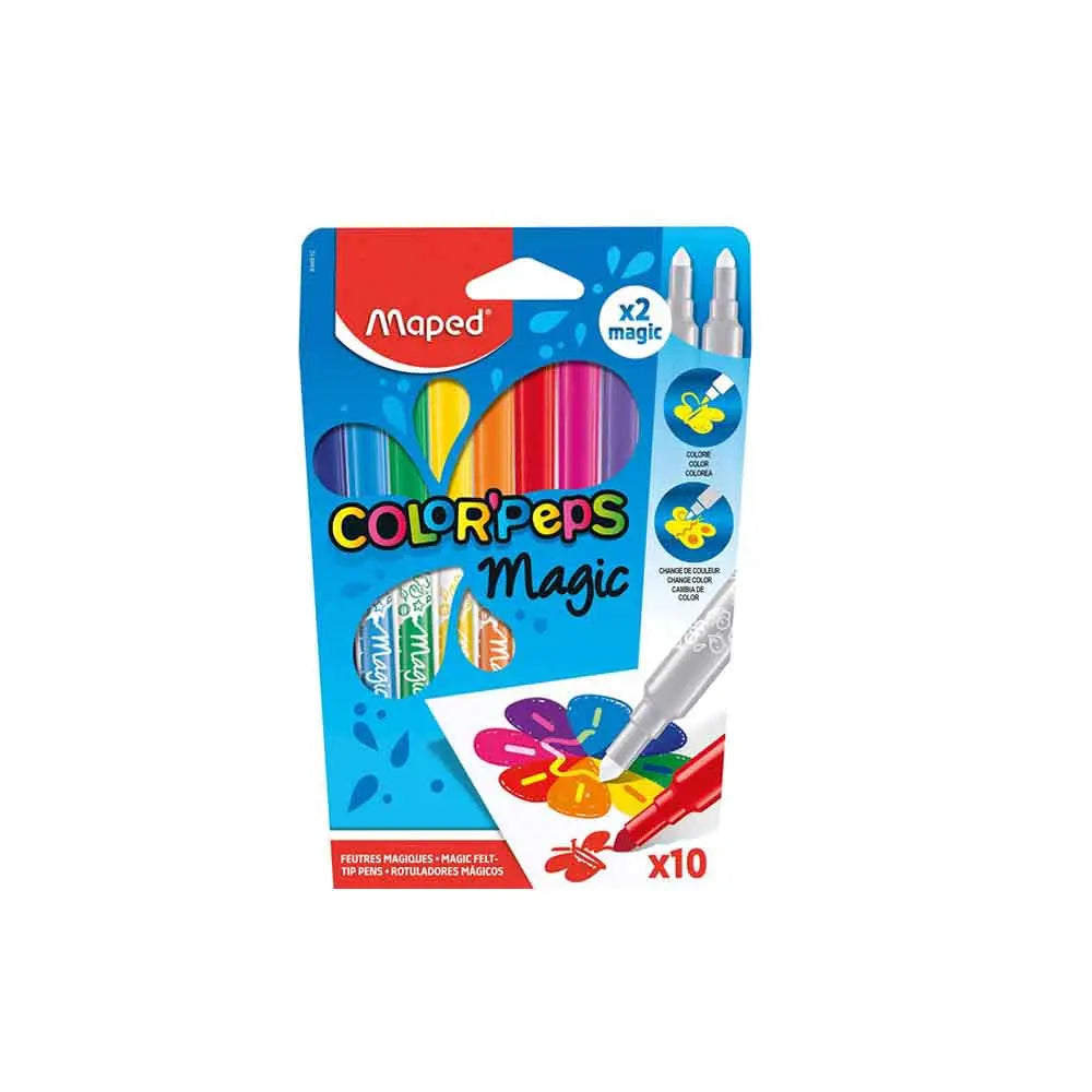 Maped Color'peps Magic Felt Tip Pen Set of 10 Maped