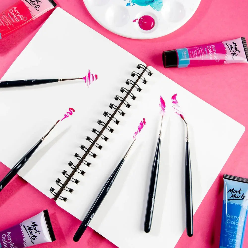 Mont Marte Mini Detail Brush Set 5pce Mont Marte