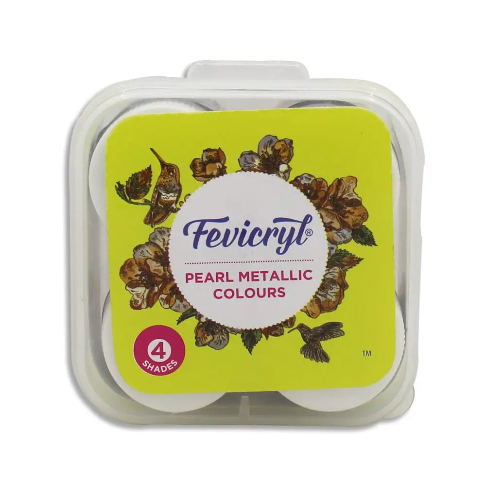 PIDILITE FEVICRYL PEARL METALLIC COLOURS SET OF 4 Pidilite