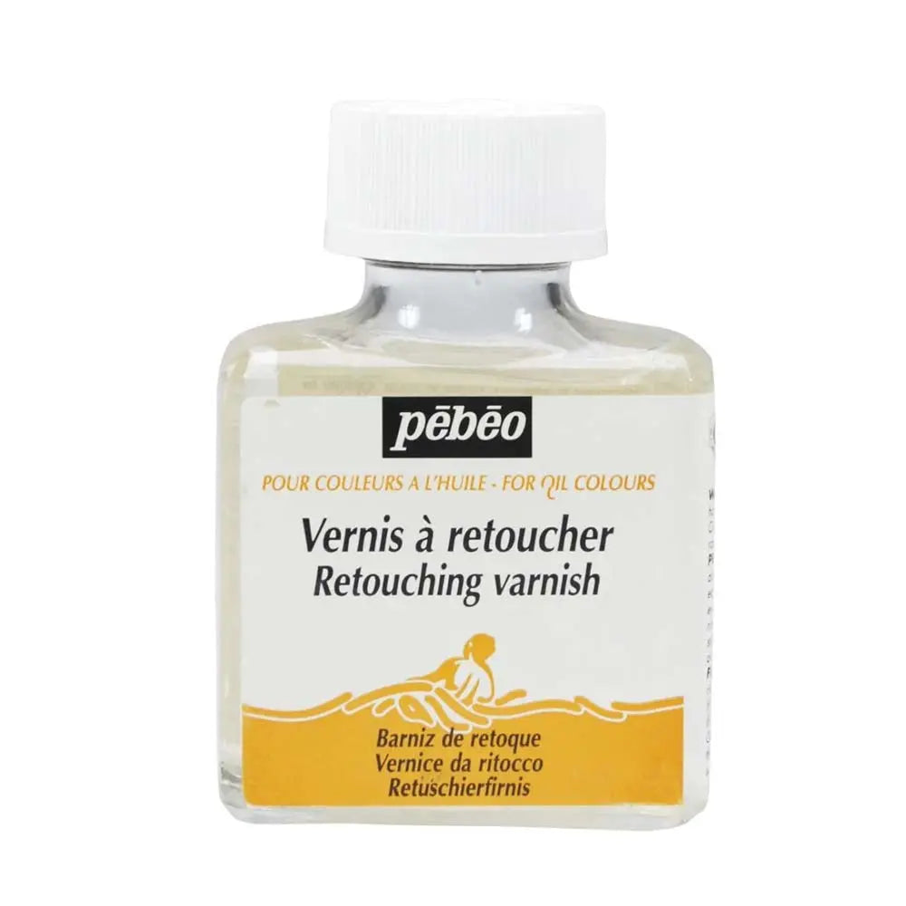 Pebeo Extra Fine Auxiliaries - Retouching Varnish For Oil Colours - 75 Ml Bottle Pebeo