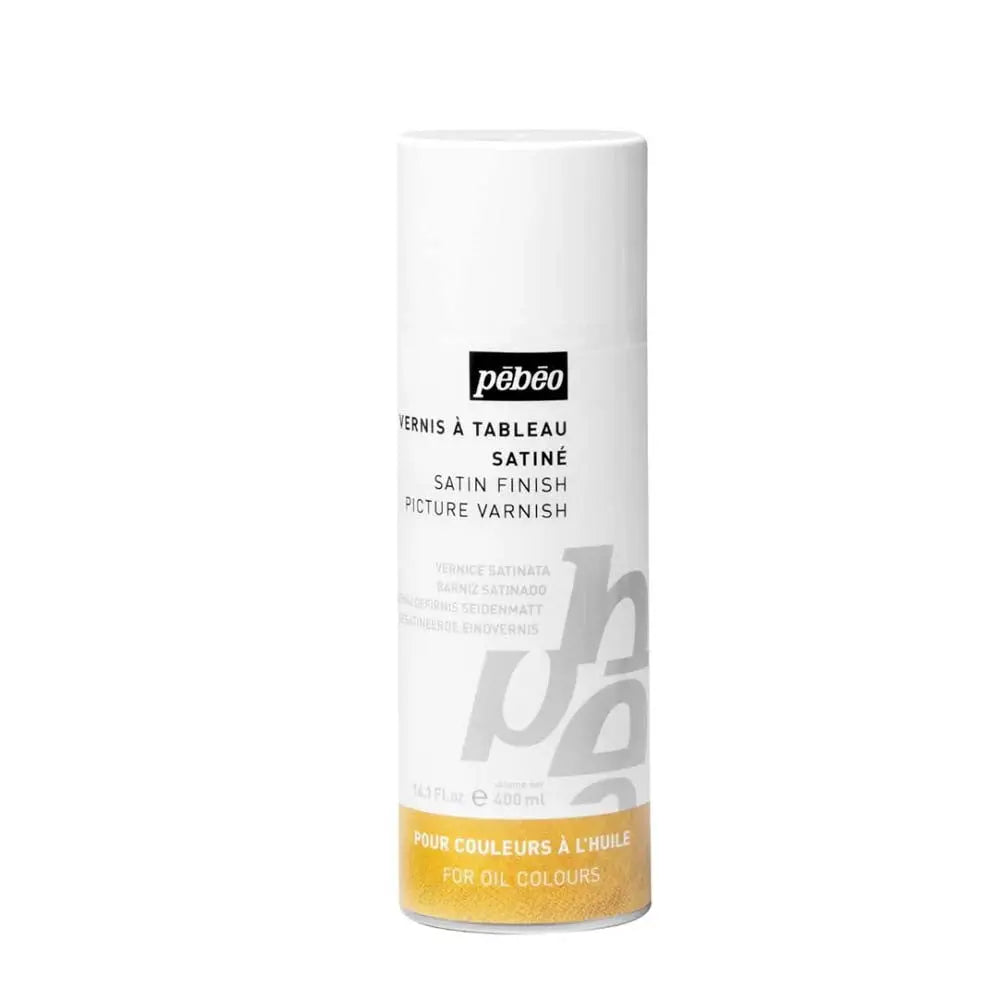 Pebeo Extra Fine Auxiliaries - Satin Finish Picture Varnish For Oil Colours - Spray Pebeo